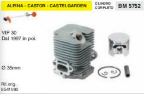 Cilindro pistone - cilindro, e