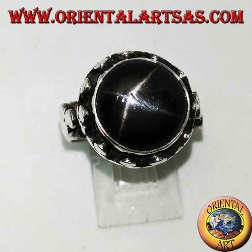 Anello argento 925 - in, black