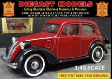 1939 FIAT 1100 508C BERLINA