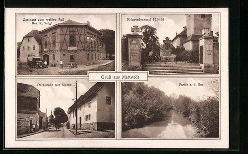 Cartolina mattstedt gasthaus - cartolina,