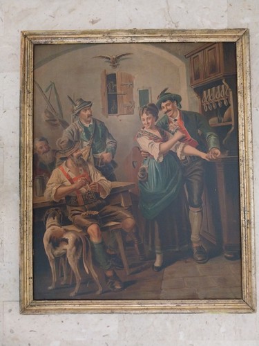Oleografia tirolese fine 1800 - tirolese,