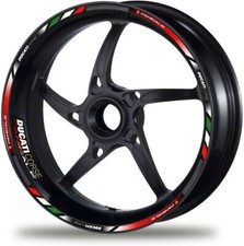Adesivi cerchi decalcomanie ruota moto Ducati Panigale 899 959 1199 1299 rosso