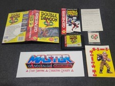 Poster TATUAGGIO completo Sega Genesis DOUBLE DRAGON V 100% CIB Nr come nuovo RARO