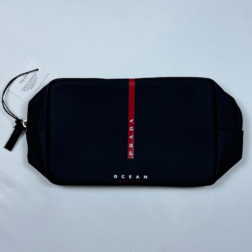 Prada borsa toilette uomo - borsa, navy