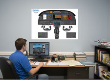 Poster cabina di pilotaggio