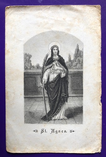 Immagine sacra sant agnese - sacra, sant'agnese