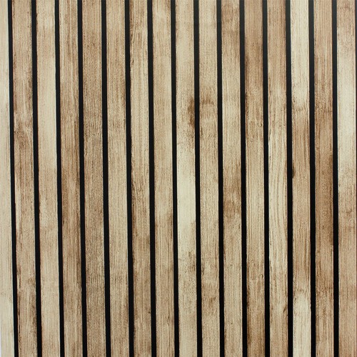 Carta parati doghe legno - carta, da