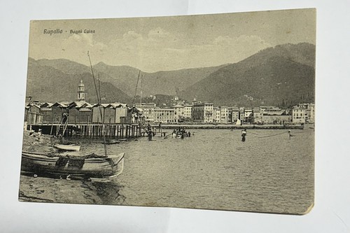 Cartolina rapallo bagni - -,