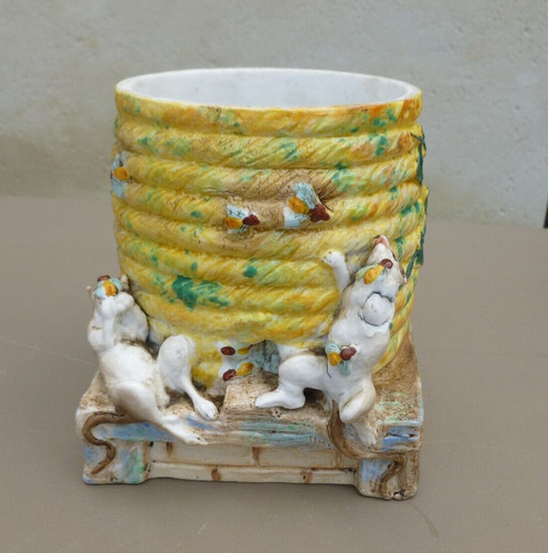Ancien pot biscuit mauger - pot, en