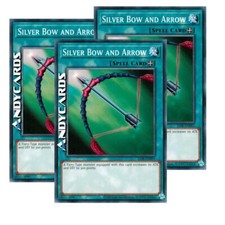 3x SILVER BOW AND ARROW (Arco D'argento) Comune • LOB EN091 • Unl 2023 • Yugioh!