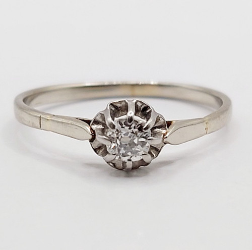 Anello solitario art - , oro