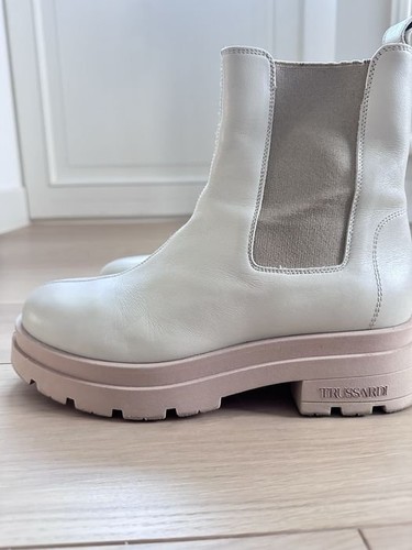 Stivali donna trussardi beige - stivali,