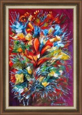 quadro olio originale tela