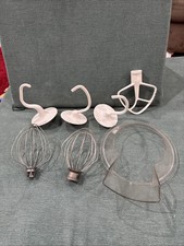 Kitchenaid Attacchi Mixer - 7 Pezzi - Frusta, Gancio Impasto, Sbattitore, Coperchio Usato