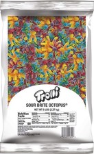 Trolli Sour Brite Polpo, caramelle gommose, sacchetto sfuso da 5 libbre 5 libbre 