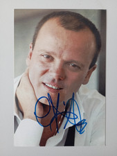 GIGI D'ALESSIO AUTOGRAFO ORIGINALE STUPENDA FOTO 10x15cm SIGNED CANTANTE NAPOLI