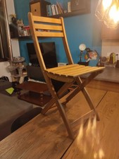 2 sedie pieghevoli in legno modello askholmen ikea usate in ottime condizioni