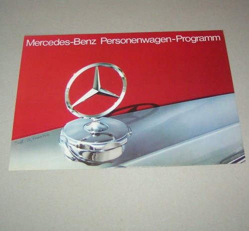 Depliant mercedes modello - depliant,