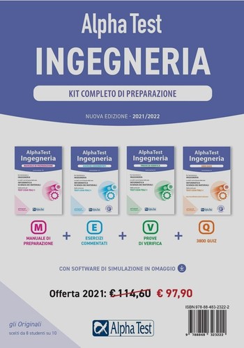 Alpha test ingegneria kit - test., ingegneria.