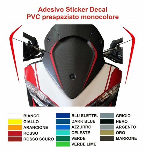 Adesivi cupolino ducati - adesivi,