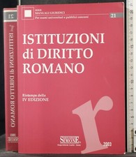 ISTITUZIONI DI DIRITTO ROMANO