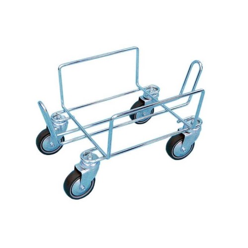 Carrellino acciaio 48x26x23h