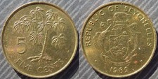 SEYCHELLES  # 5 cents 1982