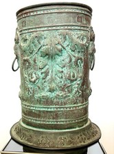 PORTAOMBRELLI IN VERO RAME Lavorato • Antico Vintage • Artigianato  Anni 20/30