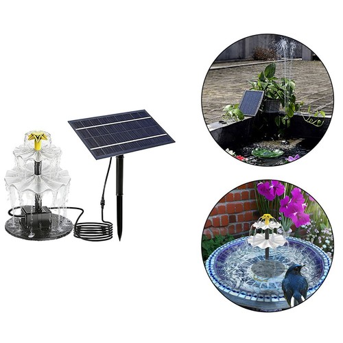 Fontana solare per - 4w, bagno