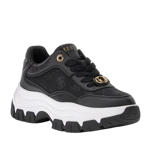 Guess berrett2 sneaker nere - berrett2,