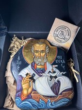 Icona San Nicola dipinta a