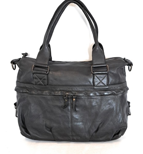 Borsa bauletto pelle - in,