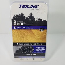 Catena TRILINK S33 per seghe ad asta 8in 8" .043 3/8"LP 5/32" NIP 2 catene confezione valore