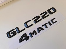 Emblema distintivo stivale posteriore numero lettera nero GLC220 4matic per Mercedes Classe GLC