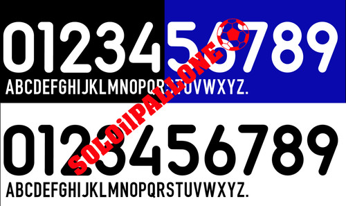 Kit nome numero x maglia - numero,