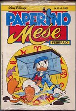 [943] PAPERINO MESE ed. Mondadori 1987 n. 80 stato Edicola