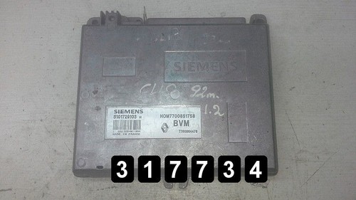 Renault clio ecu - renault,
