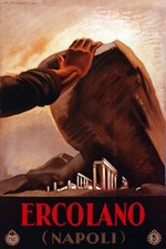 Vintage POSTER.Home wall.Italy