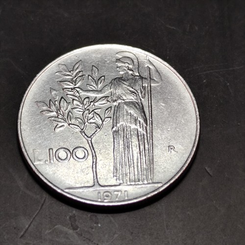 Rara moneta 100 lire - lire, del