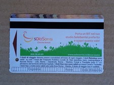 Biglietto Metrebus Roma - Solo Sorrisi - 2016 BIT ATAC Metropolitana Treno Tram