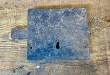Antica Vecchia Grande Serratura In Ferro per Portone Antico Da Restaurare