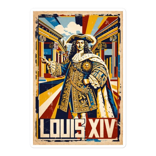 Luigi xiv sole adesivi - -,
