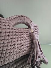 borsa realizzata a mano rosa