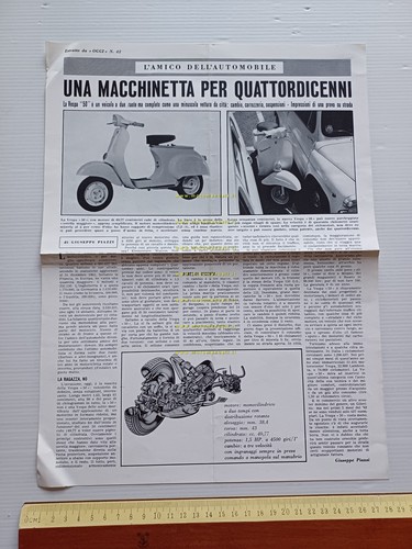 Piaggio vespa serie - piaggio, 1a