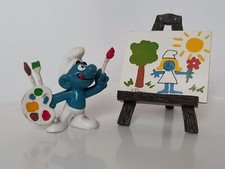 Schleich - SuperPuffi - ARTIST WITH EASEL cod.40239 - Made Hong Kong WB NO BOX