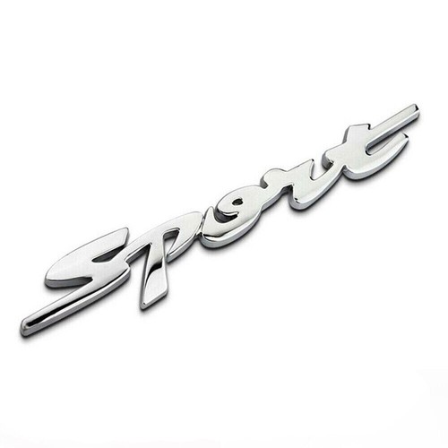 Adesivo sport logo metallo - adesivo, 3d