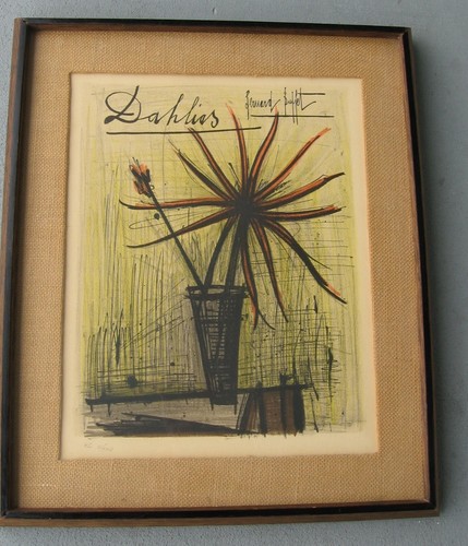 Bernard buffet dahlias 1967 - buffet,