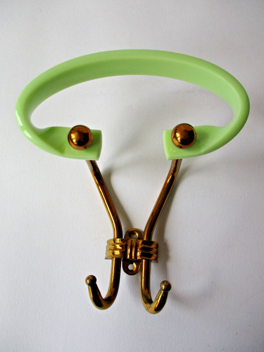 Gancio appendiabiti ottone - gancio,