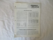 1961 CAT Caterpillar 977H traxcavator D8H tractor power shift bulletin brochure