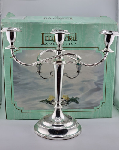 Candelabro vintage placcato